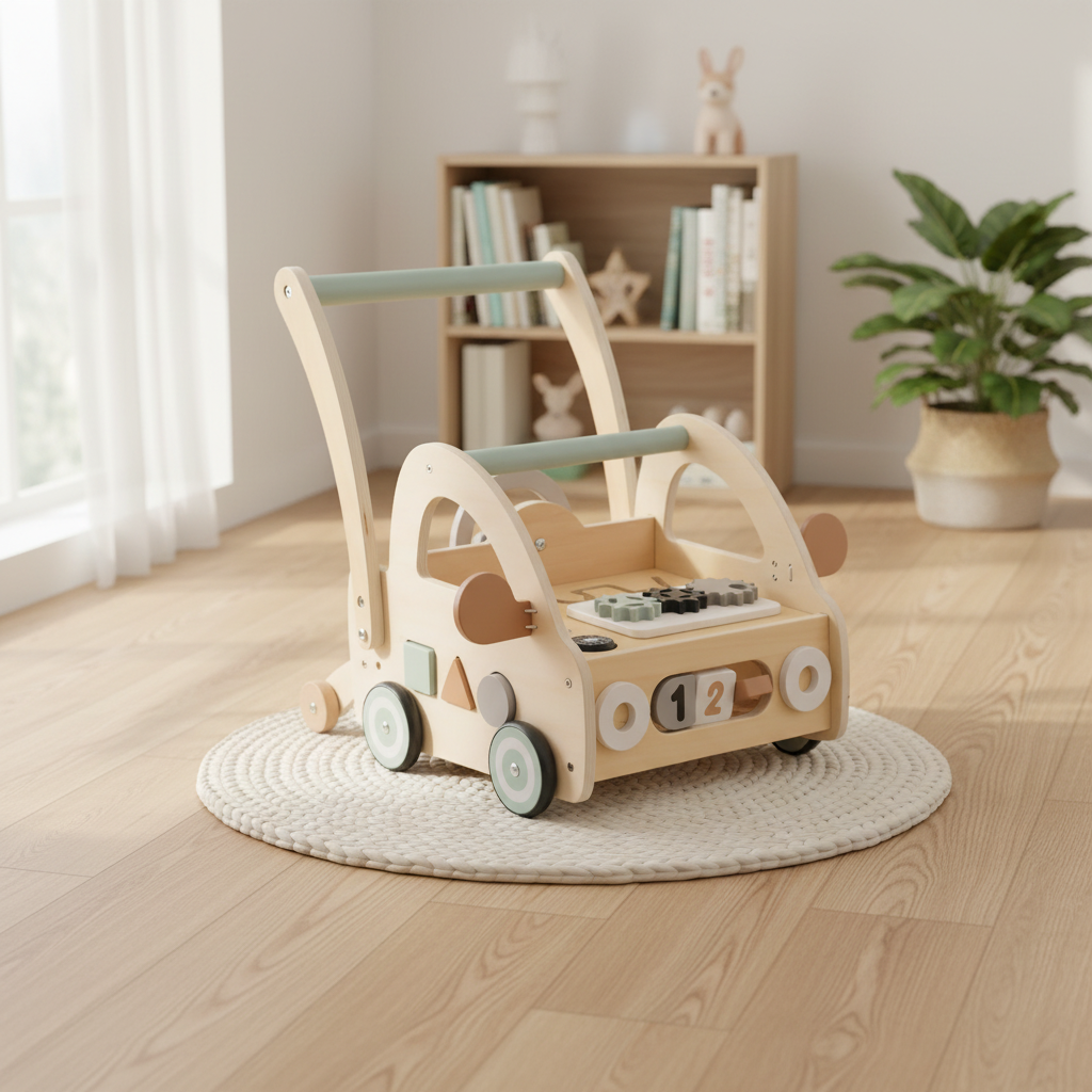 Carrellino Car Busy Board Primi Passi™ - Pannello Sensoriale