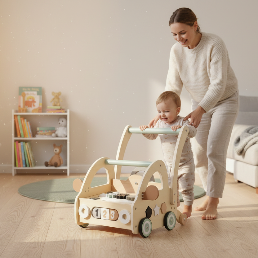 Carrellino Car Busy Board Primi Passi™ - Pannello Sensoriale