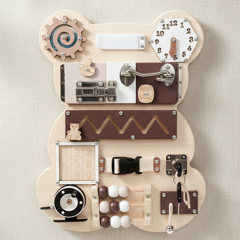Orso Busy Board Primi Passi™ - Tavola Sensoriale