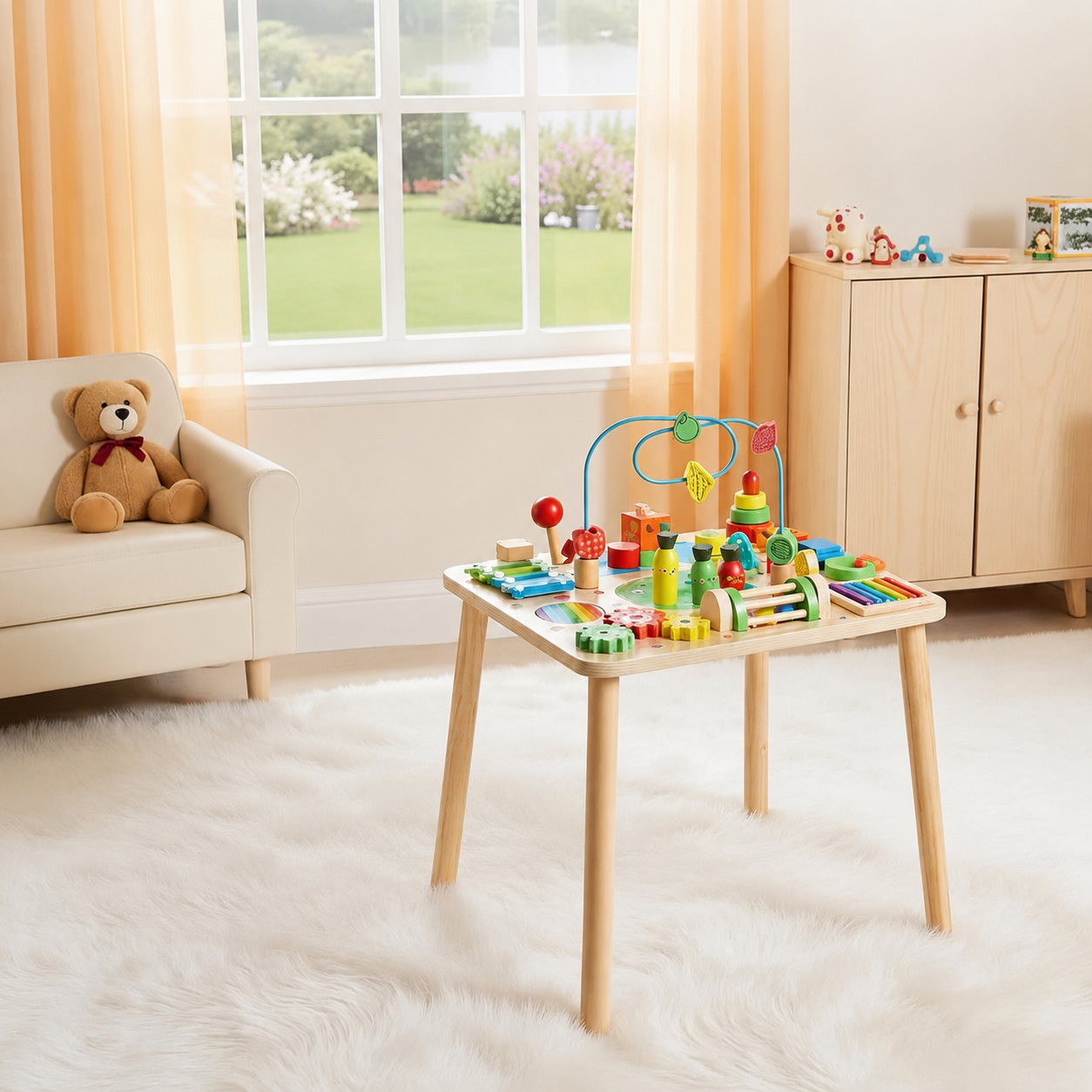 Tavolo Sensoriale Primi Passi™ Montessori - 13 Attività in 1