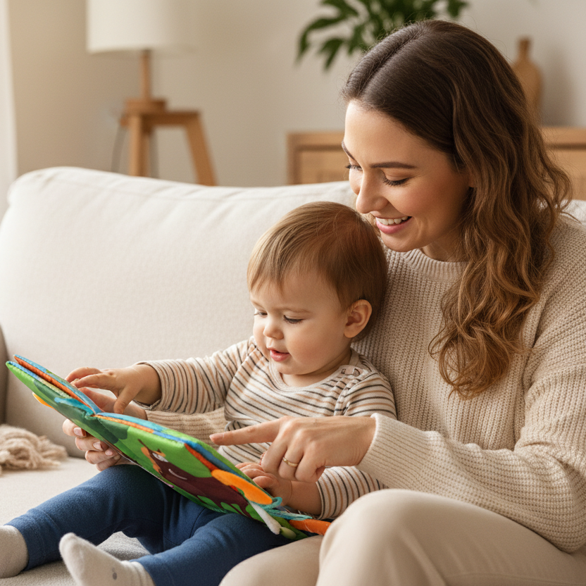 Libro Piccoli Amici in tessuto Primi Passi™ – Libro Sensoriale