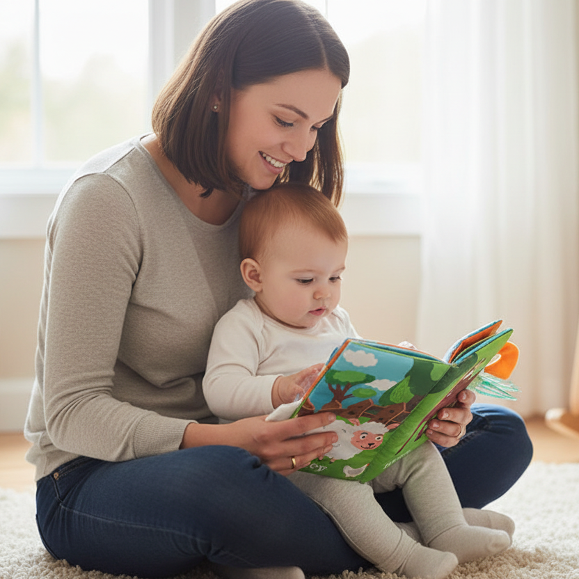 Libro Piccoli Amici in tessuto Primi Passi™ – Libro Sensoriale