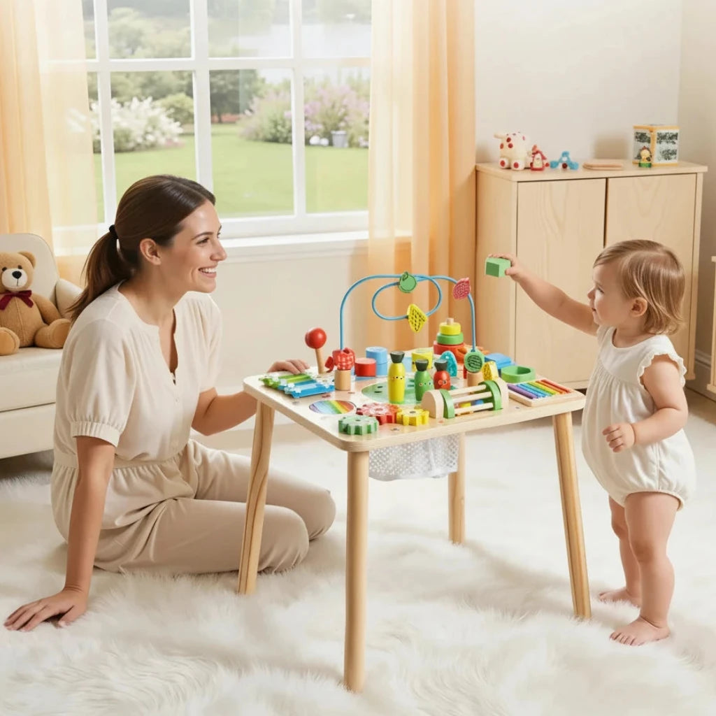 Tavolo Sensoriale Primi Passi™ Montessori - 13 Attività in 1