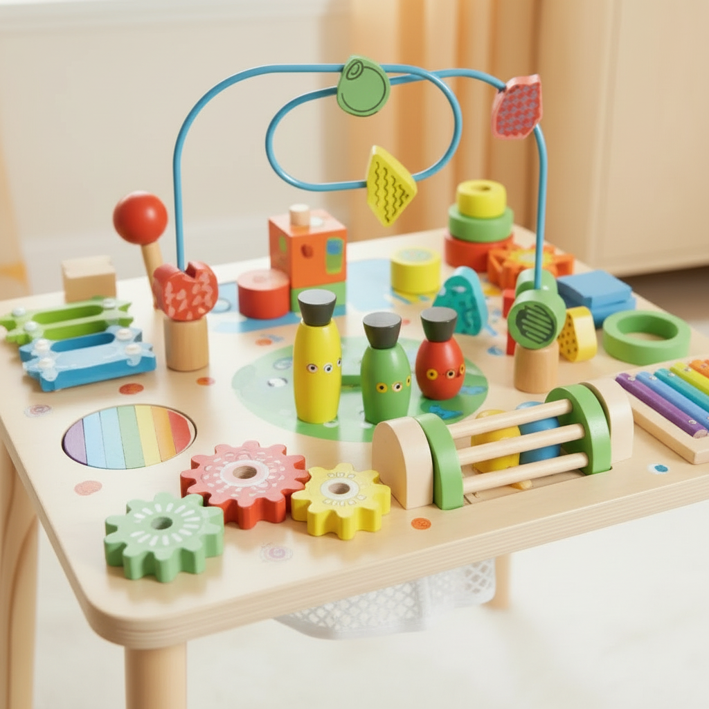 Tavolo Sensoriale Primi Passi™ Montessori - 13 Attività in 1