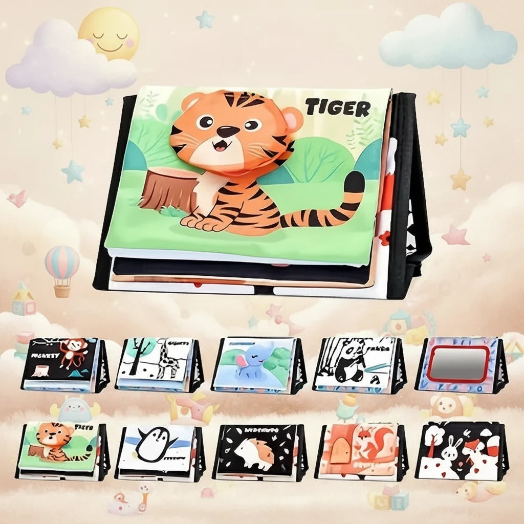 Specchio Libro Infrangibile Tummy Time Primi Passi™ Montessori