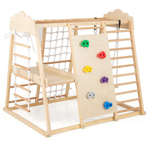 Jungle Gym Primi Passi™ Montessori in Legno - Palestra indoor per Bambini