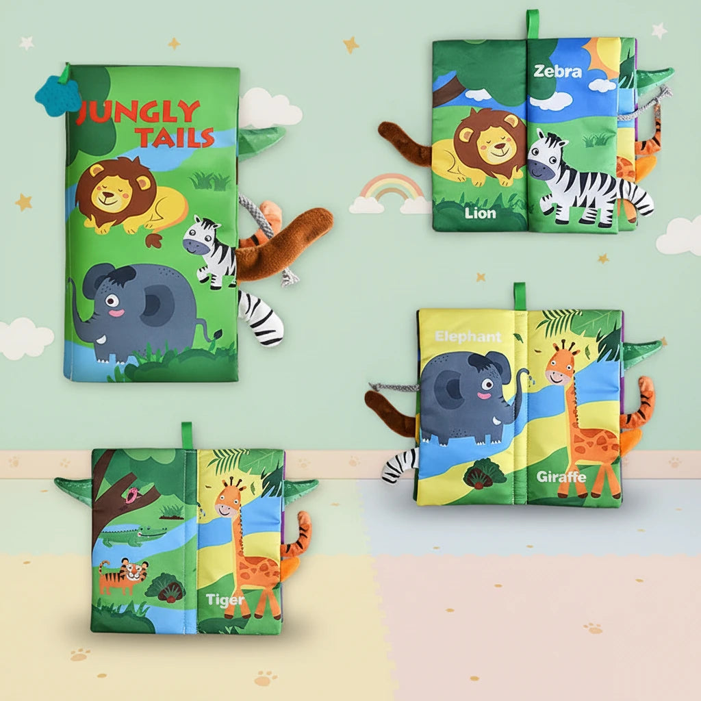 Libro Piccoli Amici in tessuto Primi Passi™ – Libro Sensoriale