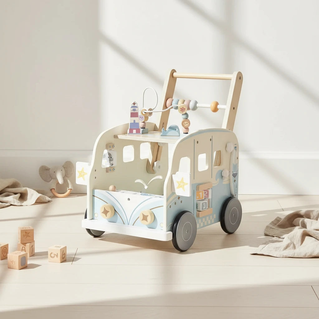 Carrellino Avventura Primi Passi™ Montessori - Girello sensoriale