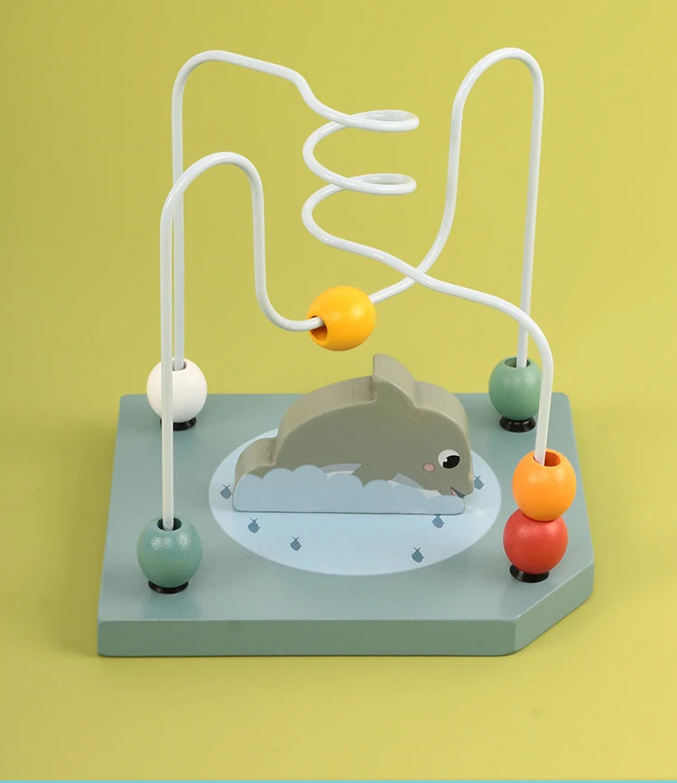 Cubo Sensoriale Primi Passi™ Montessori in Legno - 5 Attività in 1