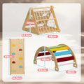 Set Pikler Montessoriano Primi Passi™ in Legno - Arco, Rampa e Triangolo