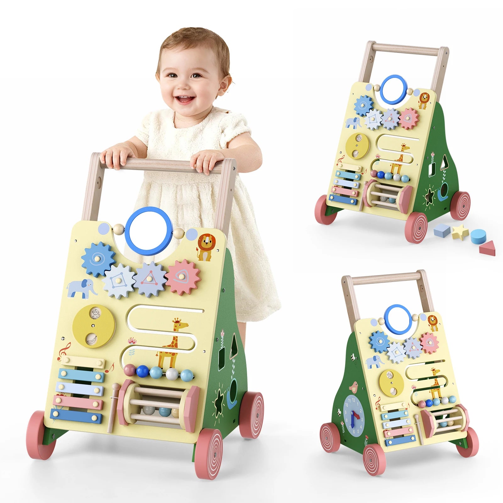 Trolley Primi Passi™ Montessori - Giocattolo sensoriale in Legno
