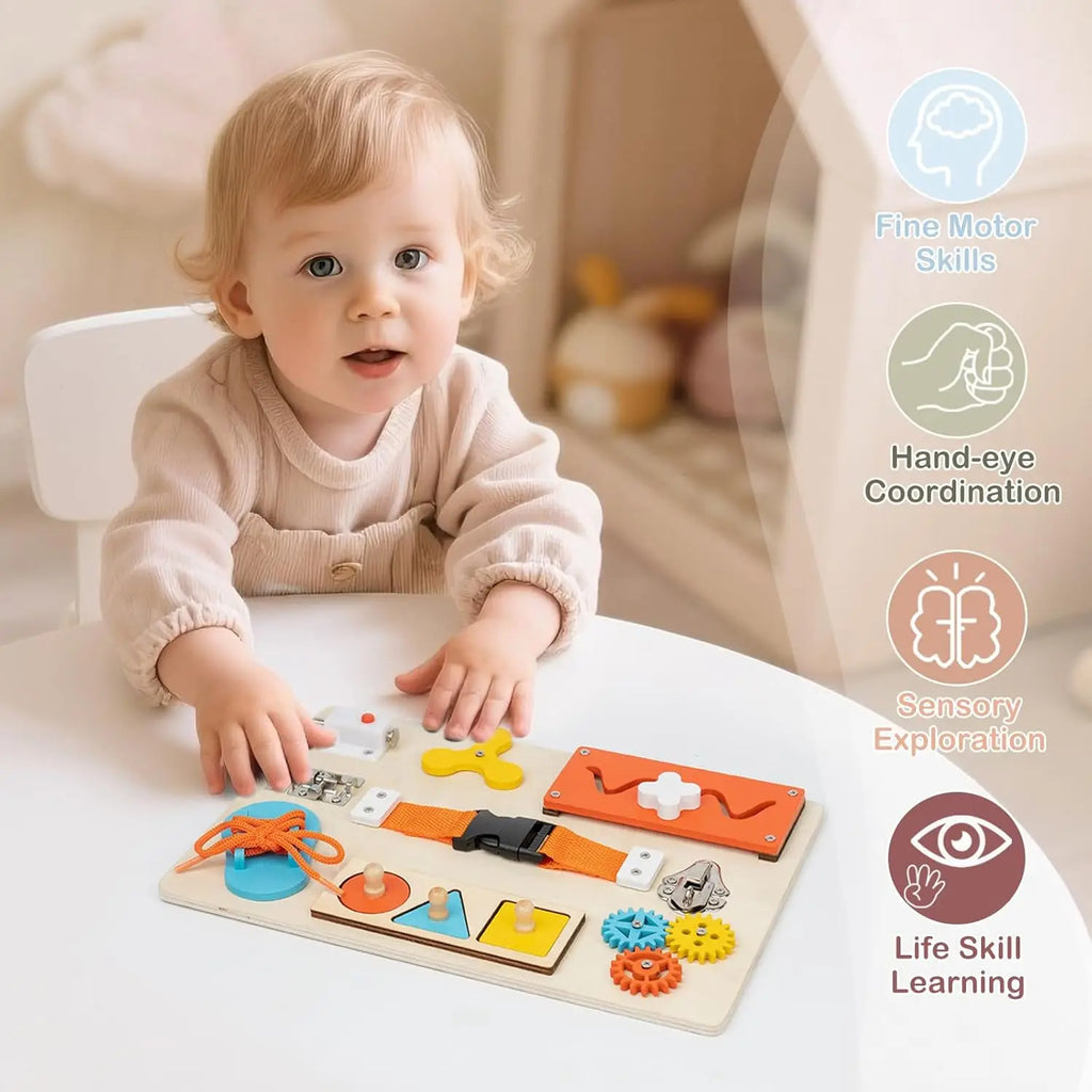 Tavola Sensoriale Montessoriana Busy Board Primi Passi™
