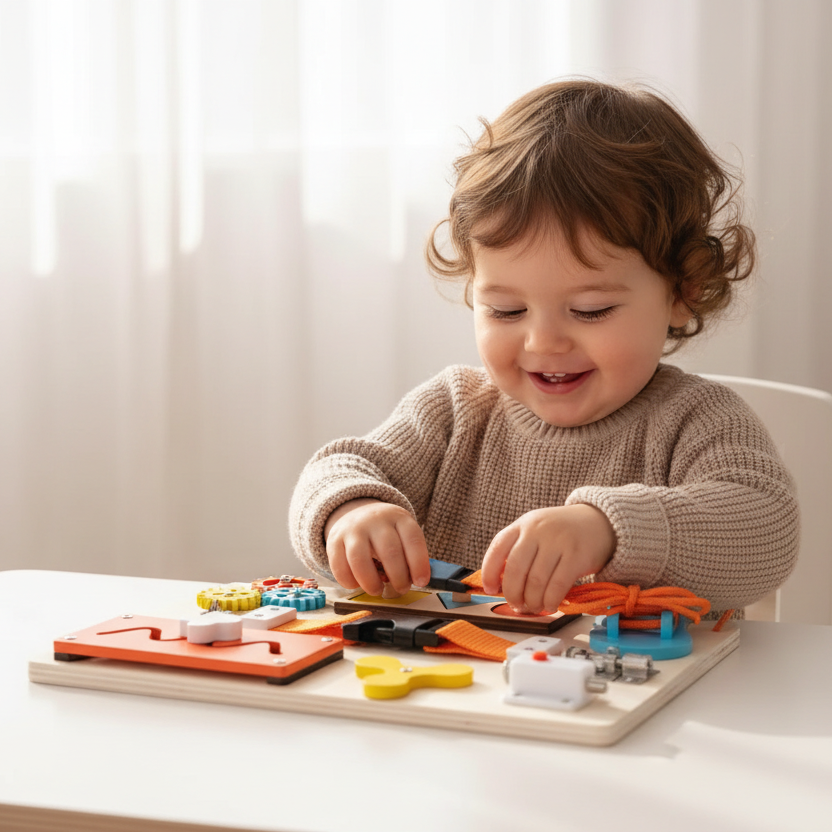Tavola Sensoriale Montessoriana Busy Board Primi Passi™