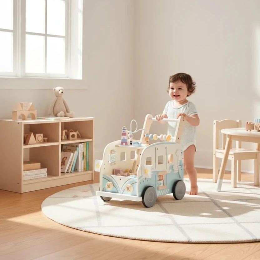 Carrellino Avventura Primi Passi™ Montessori - Girello sensoriale